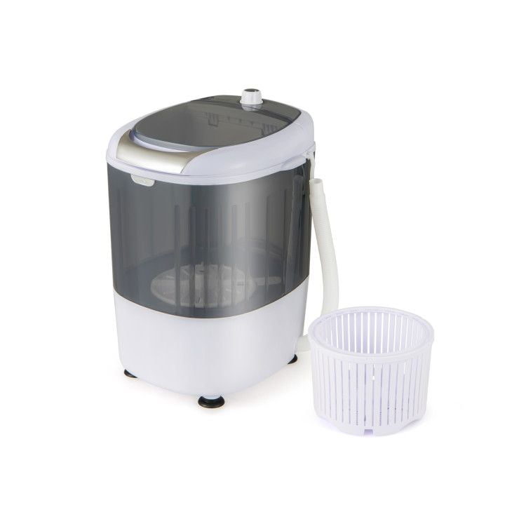 Grace Paws Portable Mini Washing Machine Semi-Automatic Washer and Spinner Combo with