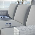 thumbnail image 3 of Modway Convene Outdoor Patio Sofa in Light Gray Gray, 3 of 8