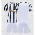 thumbnail image 1 of Nuevo 2021/2022 Camiseta de fútbol para niños 7 # Ronaldo 10 # Dybala Camisetas de fútbol Conjunto de pantalones cortos Tallas para jóvenes-B Blanco-22 BmatwkZeng Bmatwk Jersey, 1 of 2
