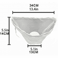 thumbnail image 3 of 6PC Filter Bags, Clearance Dienrx 2025 New Bowl Shaped Nylon Nut Milk Bag Reusable Cheese Cloth Bag For Straining Mesh Food Strainer Bag For Straining Oat Milk Cheese Making Celery Juice Greek Yogurt, 3 of 9