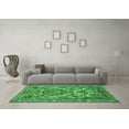 thumbnail image 3 of Ahgly Company Indoor Rectangle Persian Emerald Green Traditional Area Rugs, 7' x 9', 3 of 4
