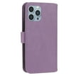 thumbnail image 3 of TECH CIRCLE for iPhone 14 Case with Luxury Magnetic Closure Shockproof PU Leather Zipper Flip Stand Wallet Card with Detachable Wrist Strap Full Body Protection Cover.For iPhone 14,Purple, 3 of 12
