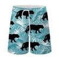 thumbnail image 3 of guisaled Swimming Trunks for Men Slim Fit Swim Shorts Swim Trunks 5 Inch Drawstring Elastic Waisted Quick Dry Beach Shorts, 3 of 3