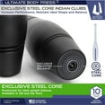 thumbnail image 3 of Indian Clubs - Steel Core 3lb Pairs, 3 of 6