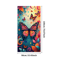 thumbnail image 3 of Colorful Butterfly and Floral Design Backdrop Banner for Parties Celebrations Photo Booth Decoration Background Spring Event Decoration, 3 of 4