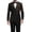 Champagne, variant on Men's Gold Foil Print Double-Breasted Suit Set – Slim Fit Two-Piece Blazer & Pants, Luxury Metallic Accent Formal Suit for Party, Wedding & Prom