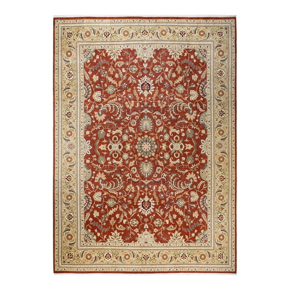 Mogul, One-of-a-Kind Hand-Knotted Area Rug - Orange, 10' 0" x 14' 2"
