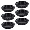 thumbnail image 4 of 6Pcs Kitchen Baking Fruit Pie Molds Cake Molds Cake Making Molds for Home (Black), 4 of 6