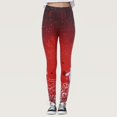 thumbnail image 4 of Baqcunre Women's Christmas Printed High Waist Leggings Skinny Exercise Yoga Pants Pants for Women 2023 Christmas Pant Yoga Pants Women Women's Pants,Red,Size M, 4 of 8