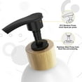 thumbnail image 3 of Kusmil Glass Soap Dispenser Set, Contains Hand Soap and Dish Soap Dispenser(Black & White), 3 of 8