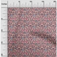 thumbnail image 2 of oneOone Cotton Poplin Twill Peach Fabric Asian Suzani Sewing Fabric By The Yard Printed Diy Clothing Sewing Supplies 56 Inch Wide, 2 of 5
