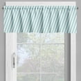thumbnail image 4 of Ambesonne Modern Valance & Curtain, Soft Skewed Bold Lines, 55"x24", Pale Blue White, 4 of 6
