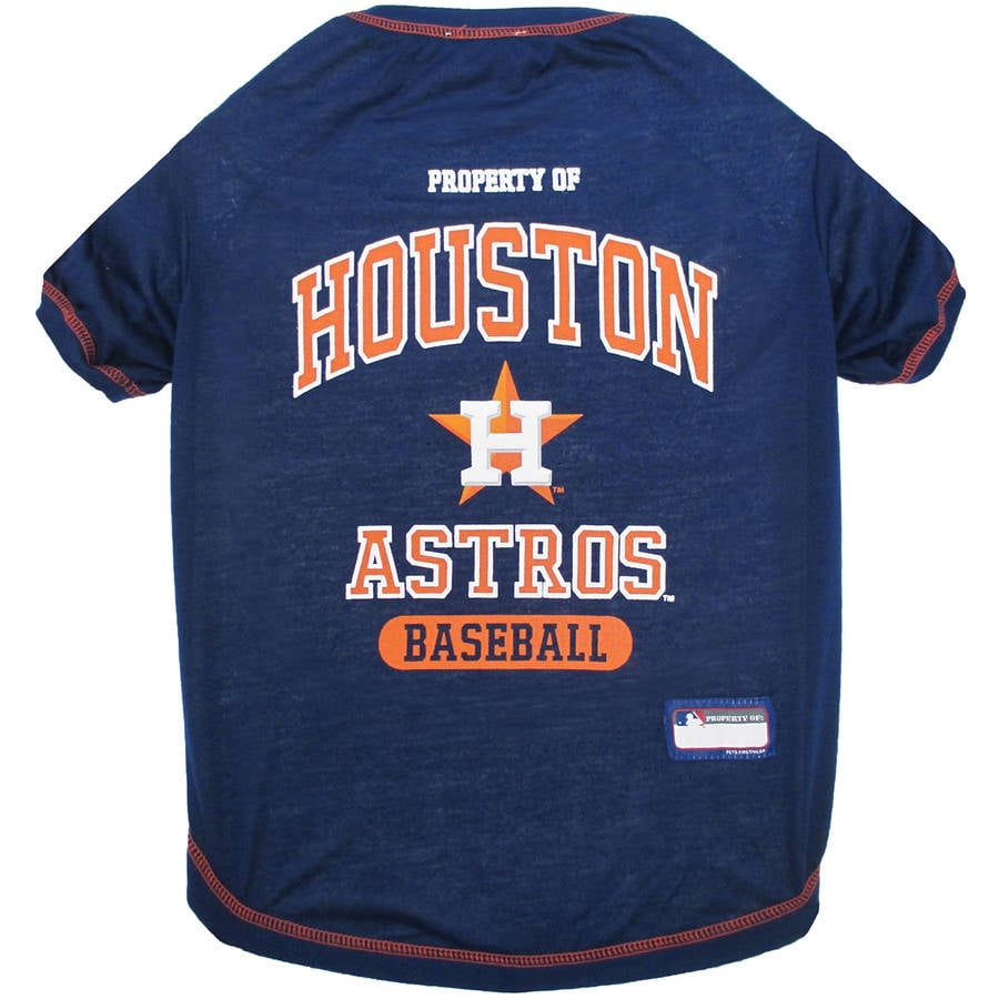Pets First MLB Houston Astros Pet T-shirt, Assorted Sizes by Pets First