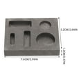 thumbnail image 2 of Foxnovo Graphite Crucibles Set for Metal Melting Casting Kit in Assorted Colors 1 Set, 2 of 7