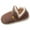 Coffee, variant on Fashionable Women's Slippers Comfortable Indoor Outdoor Footwear for Autumn Winter Thickened Solid Color Couple Style Shoes