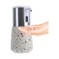 thumbnail image 1 of Dispensador de jabón automático sin contacto shaofei de cerámica blanco plateado 350 ml, 1 of 5