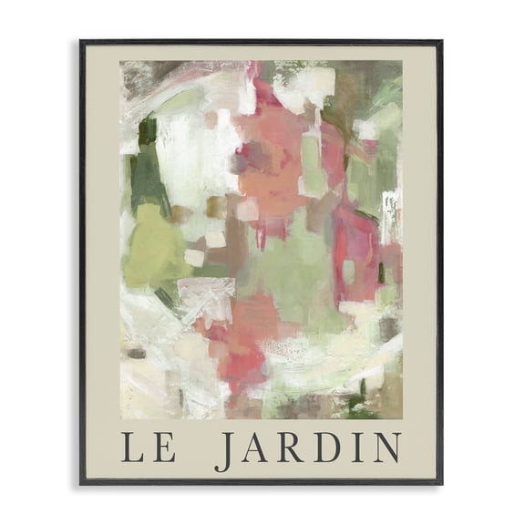Stupell Industries Contemporary Abstract Garden Black Framed Giclee Art, 11 x 14, by Carol Robinson