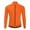 Orange, variant on Breathable Ultralight Cycling Windbreaker Jacket with Reflective Details and Rear Zippered Pocket, Black, Size XL, 1 Pack