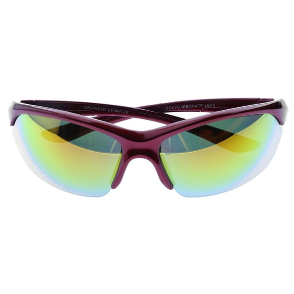 Mi Amore UV protection Shatter resistant Polycarbonate Semi-Rimless-Sunglasses Red & Yellow