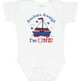 thumbnail image 3 of Inktastic Little Sailboat 1st Birthday Boys Baby Bodysuit, 3 of 5