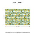 thumbnail image 2 of Rocae Lemon Printed Heat Resistant Place Mats,Classic Hemstitch Cloth Fabric Placemats Imitation Linen Place Mat Table Mats 18x12 inch, 2 of 5