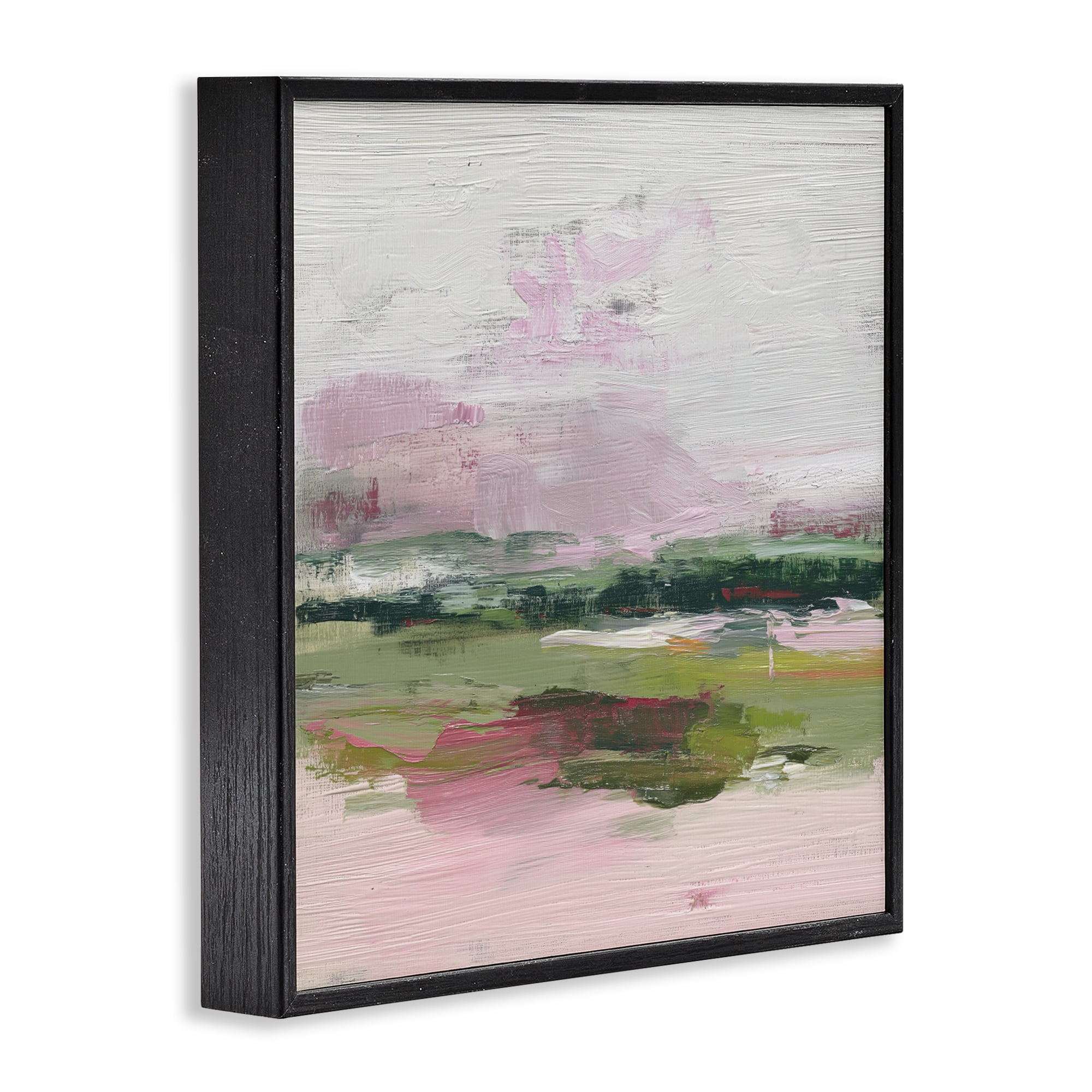 Stupell Industries Hills In Bloom Abstraction Black Framed Giclee Art, design by Svetlana Aleynikova