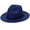 Blue, variant on Ausyst Hats Clearance! Womens Fashion Classic Wide- Floppy Panama Hat Belt Buckle Wool Fedora Hat