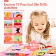 thumbnail image 3 of Busy Board hahaland Unicorn para niños de 2 a 4 años, 3 of 8
