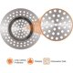 thumbnail image 3 of Tapón de colador de fregadero WEIHJMXG 4 piezas acero inoxidable cocina baño, 3 of 5