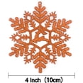 thumbnail image 2 of THONZER 32pcs Glitter Snowflake Ornament 4 Inch for Christmas Tree Decoration, 2 of 5