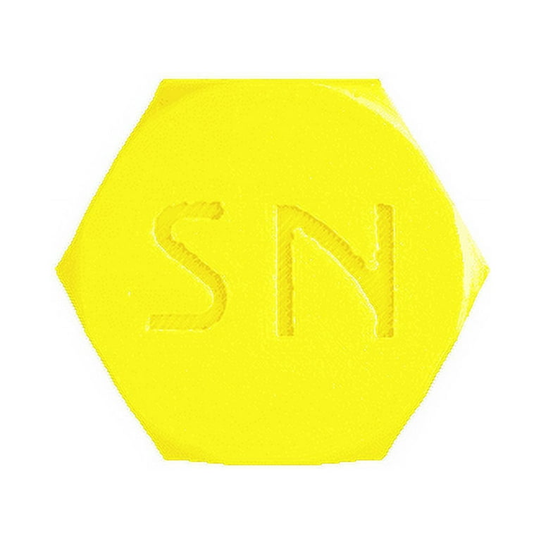 Cool Fidget Toy for Adults - Stress Nuts Yellow - 3D Printed Stress Relief  Tool & Sensory Stimulation - Perfect on The go Lightweight Fidget Toys for