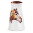 thumbnail image 1 of DEMDACO Dean Crouser Good Lookin Horse Watercolor Brown 7 x 5 Glossy Ceramic Stoneware Vase, 1 of 3