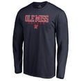 thumbnail image 2 of Men's Navy Ole Miss Rebels Team Unity Soccer Long Sleeve T-Shirt, 2 of 3