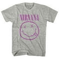 thumbnail image 1 of T-Shirt Unisexe Nirvana Violet Visage Heureux, 1 of 3