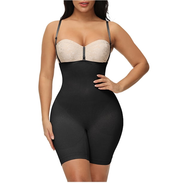 Body moldeador sin costuras para mujer, moldeador abdominal, moldeador de cadera, ropa interior, corsé moldeador elástico.