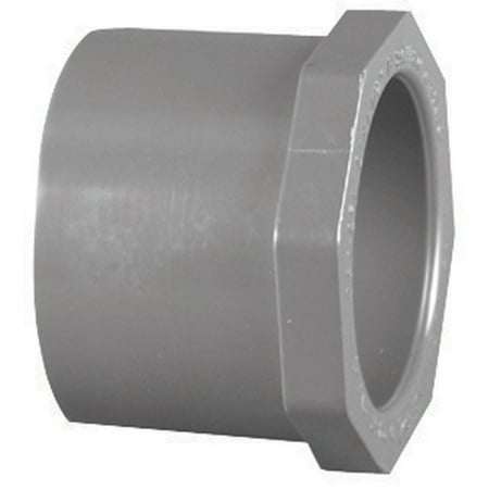 Flush Reducer - Charlotte Pipe & Foundry PVC 08107 2800HA 1-1/2 x 1-Inch PVC Schedule 80 SPG x S Reducer Bushing (Flush St - Quantity 1