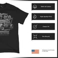 thumbnail image 6 of American Rat Rod T-shirt Hot Rod Custom Culture Route 66 1930s Classic Car Vintage Rusty Cars Garage Men's Tee, 6 of 7