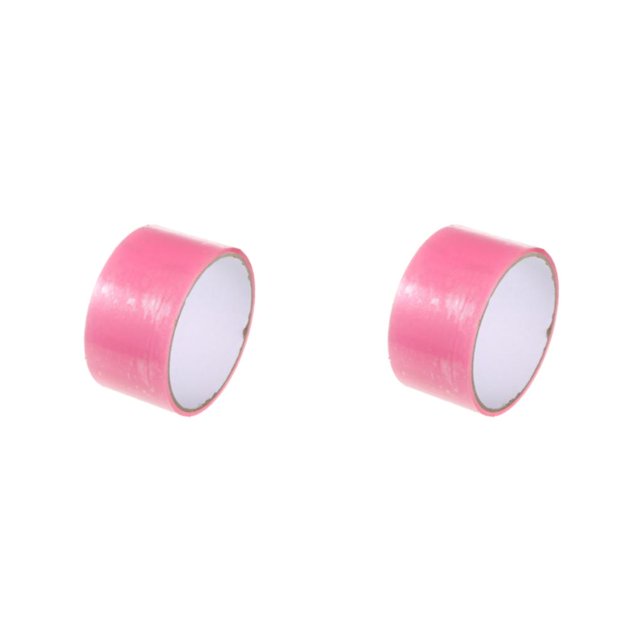 Wosthever Cintas adhesivas Sticky Ball Stress Relief Toy Colored Craft Niños Rosa 2piezas