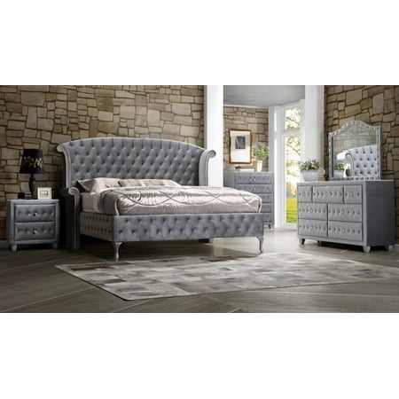 Coaster Fine Furniture E.King Bed Metallic 205101KEB3