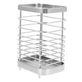 thumbnail image 4 of DINHEAROM 1Pack Silver Cylindrical Chopstick Holder Stainless Steel Water Draining Storage Kitchen Utensils, 4 of 7