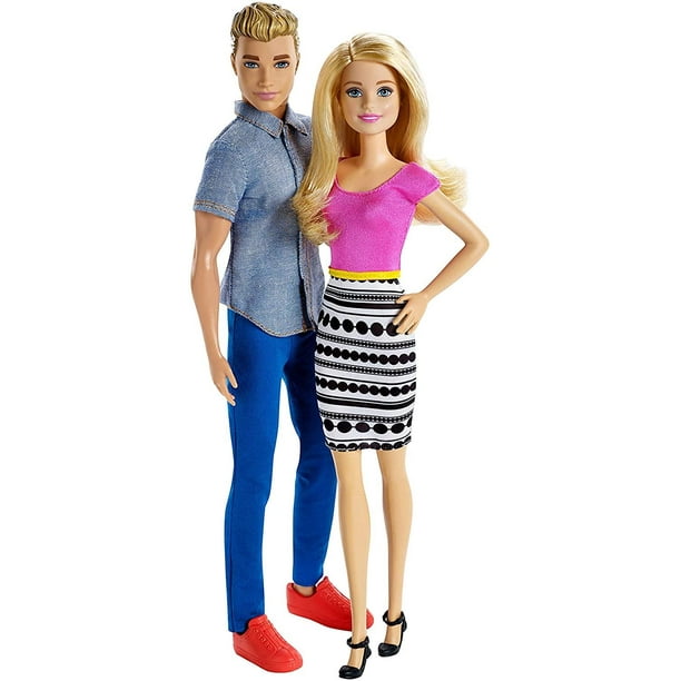 Paquete de muñecos Barbie y Ken Barbie Walmart en línea