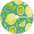 thumbnail image 1 of FMSHPON Lemon Xmas Christmas Tree Skirt Stand Mat for Holiday Party Decoration Indoor Outdoor 36 inches, 1 of 6