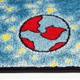 thumbnail image 4 of Ladole Rugs Universe Theme Innovative Indoor Kids Area Rug Carpet in Blue and Yellow, 5x7 (5'3" x 7'4", 160cm x 225cm), 4 of 4