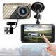 thumbnail image 1 of HD Dash Cam 4" Pantalla táctil | 1080P Full HD Lente Dual Delantera y Trasera | Gran angular de 170° | Visión nocturna | Detección de movimiento | Sensor G | Monitor de estacionamiento 24H, 1 of 9