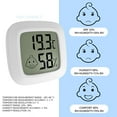 thumbnail image 5 of Yannianjz under $5 4Pcs Mini Hygrometer, Mini Digital Temperature Humidity Monitor, Magnetic Hygrometer for Home and Office, Compact Room Thermometer forBabyRoom, Accurate Indoor Climate Meter, 5 of 9