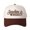 Brown, variant on Sunshine&WHISKEY Letter Embroidered Color Block Trucker Hat Unisex Adjustable Cotton Breathable Fashion Cap for Travel Daily Wear