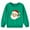 Green, variant on Wancir Christmas Outfit Toddler Baby Girl Pink Sweatshirt Long Sleeve Crewneck Pullover Xmas Santa Shirt Tops Winter Clothes 2-9T