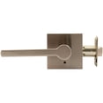 thumbnail image 2 of Vienna Door Lever with Square Rosette, Privacy (Bed/Bath) Latch, Satin Nickel by Stone Harbor Hardware, 2 of 3