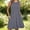 c01Gray, variant on Hduncf Women's Summer Sleeveless Crew Neck Midi Dresses Solid Color Casual Loose Fitting Tank Sundress with Pockets Gray L