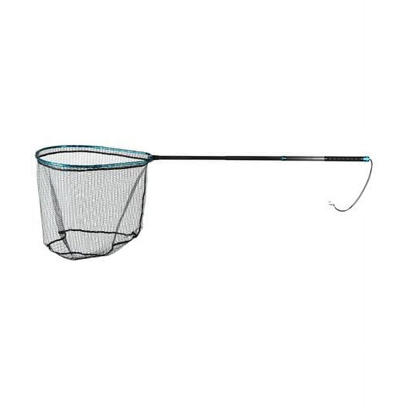 adamsbuilt aluminum flip extendable fishing net Tri-Fold 16" Loop  Madison River Company coated nylon Adamsbuilt Fishing ABAFN20 20 in.